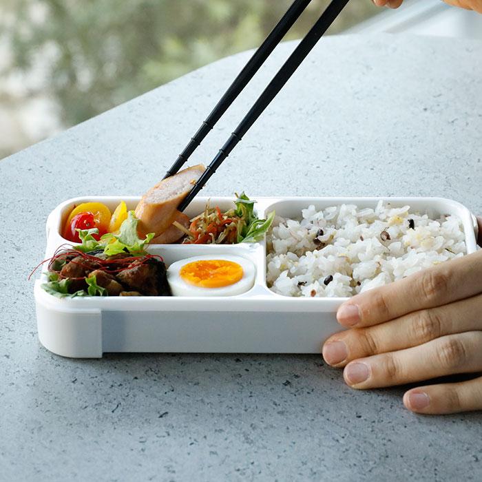 薄型弁当箱 抗菌フードマン 400 お弁当箱 弁当箱 女子 子供 1段 400ml 洗いやすい 電子レンジ 食洗機 男性 女性 FOODMAN | フードマン | 04