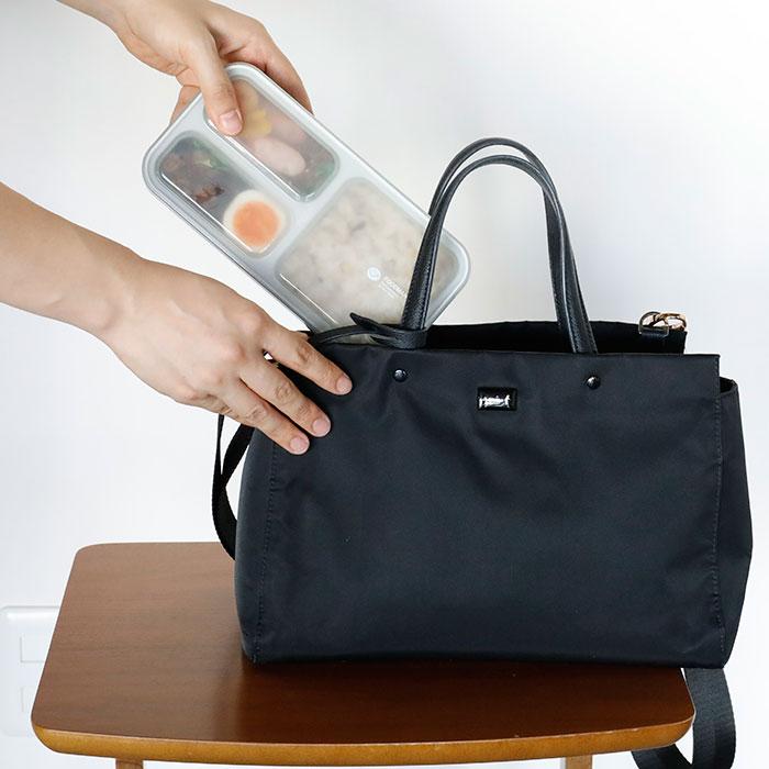 薄型弁当箱 抗菌フードマン 400 お弁当箱 弁当箱 女子 子供 1段 400ml 洗いやすい 電子レンジ 食洗機 男性 女性 FOODMAN | フードマン | 06