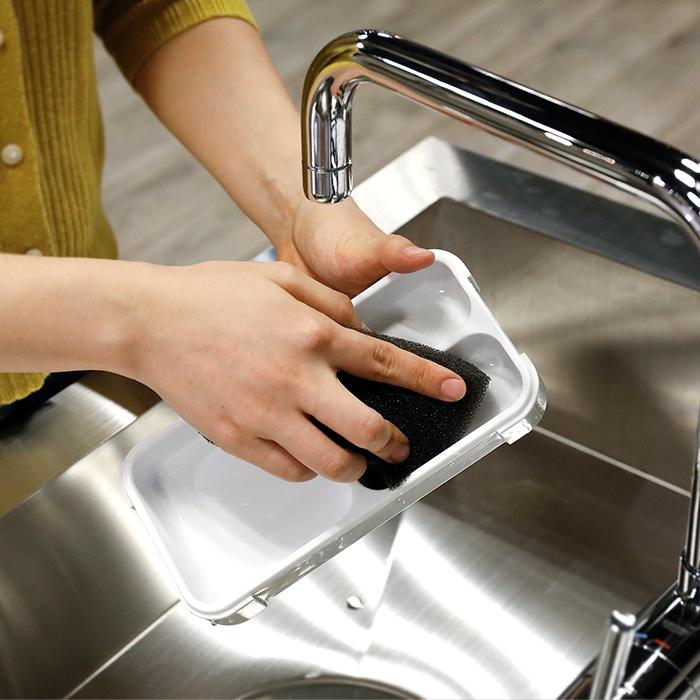 薄型弁当箱 抗菌フードマン 400 お弁当箱 弁当箱 女子 子供 1段 400ml 洗いやすい 電子レンジ 食洗機 男性 女性 FOODMAN | フードマン | 09