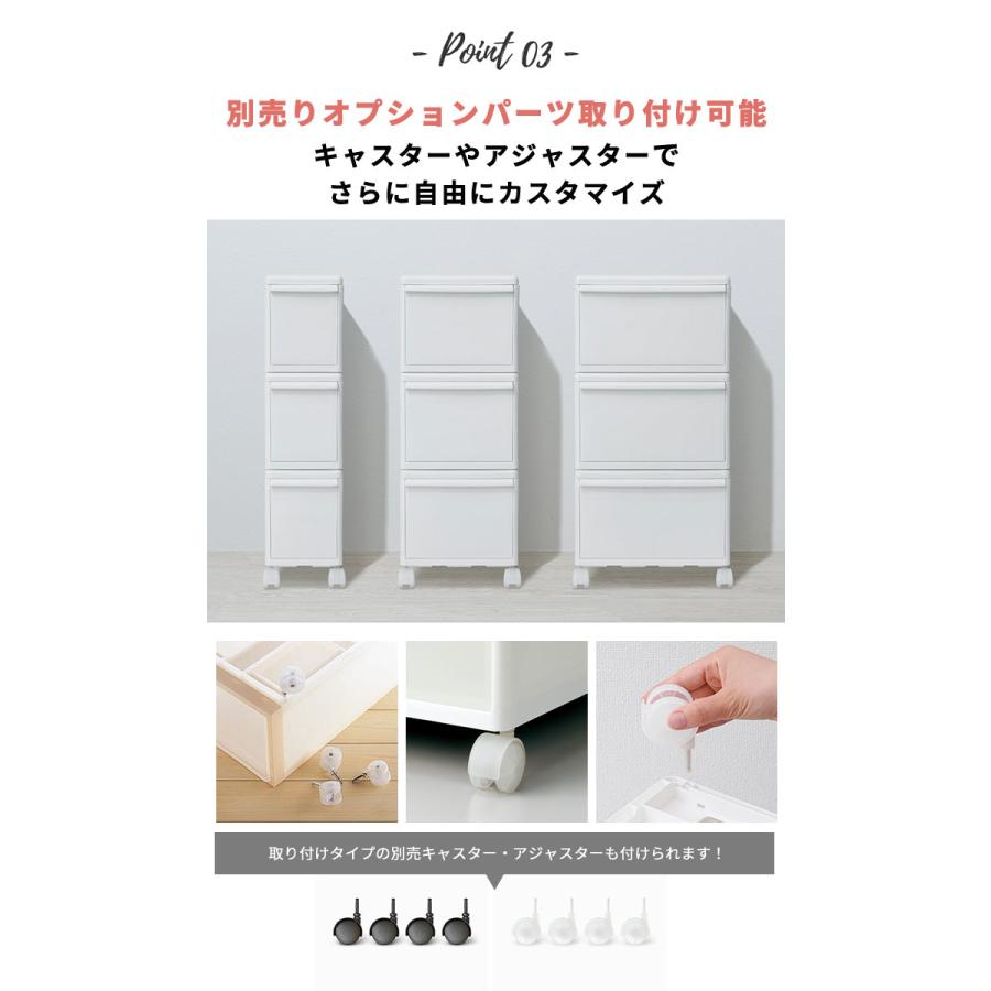 ＊merci＊ ★like-it 衣装ケース セット売り Like-it（ライクイット） 選べる豪華特典 クローゼットシステム引出しL