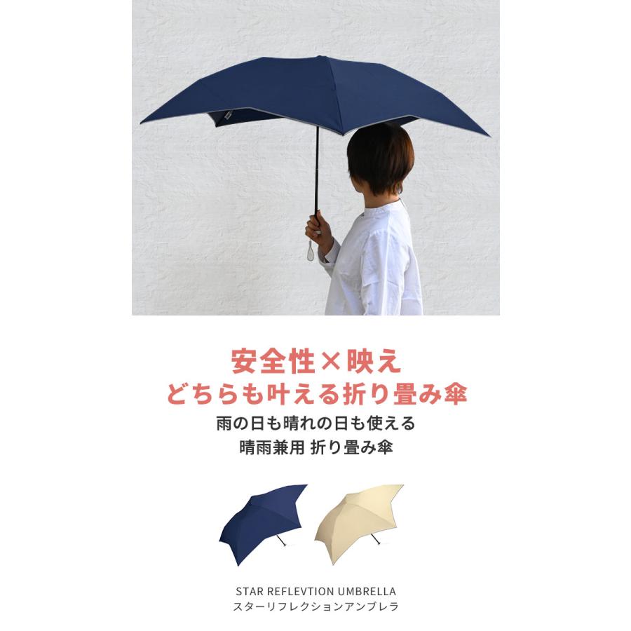 Wpc. 傘 雨傘 日傘 晴雨兼用 折りたたみ傘 折傘 スターリフレクション