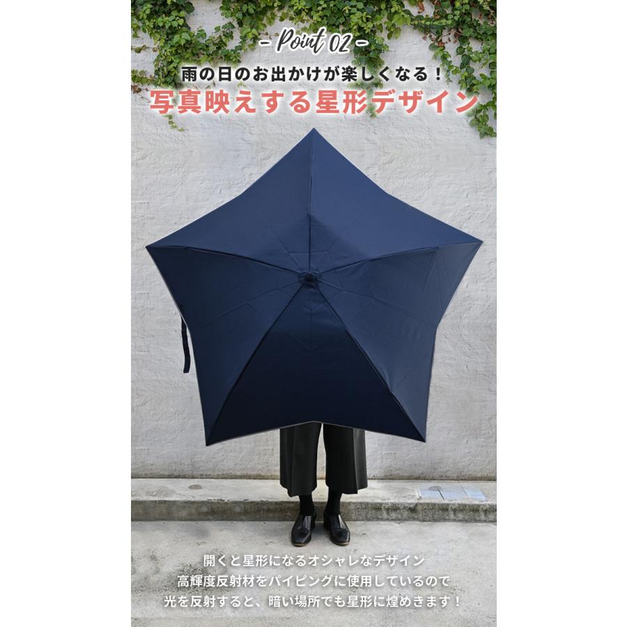 Wpc. 傘 雨傘 日傘 晴雨兼用 折りたたみ傘 折傘 スターリフレクション