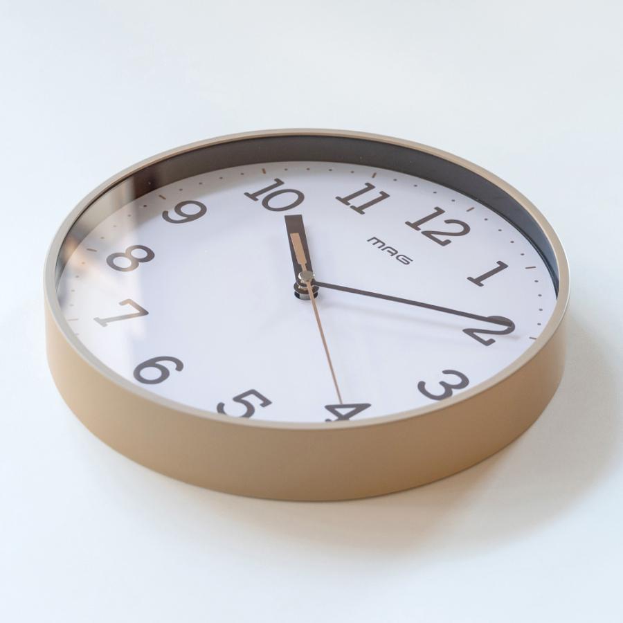 MAG（ノア精密） 掛け時計 静音 連続秒針 MAG ガレット ウォール