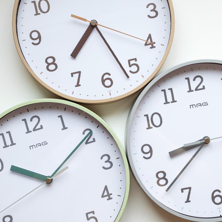 MAG（ノア精密） 掛け時計 静音 連続秒針 MAG ガレット ウォール