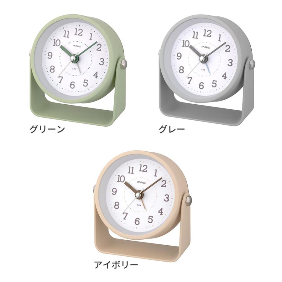 MAG（ノア精密） MAG 電子音目覚まし時計 モナカ 置き時計 目覚まし