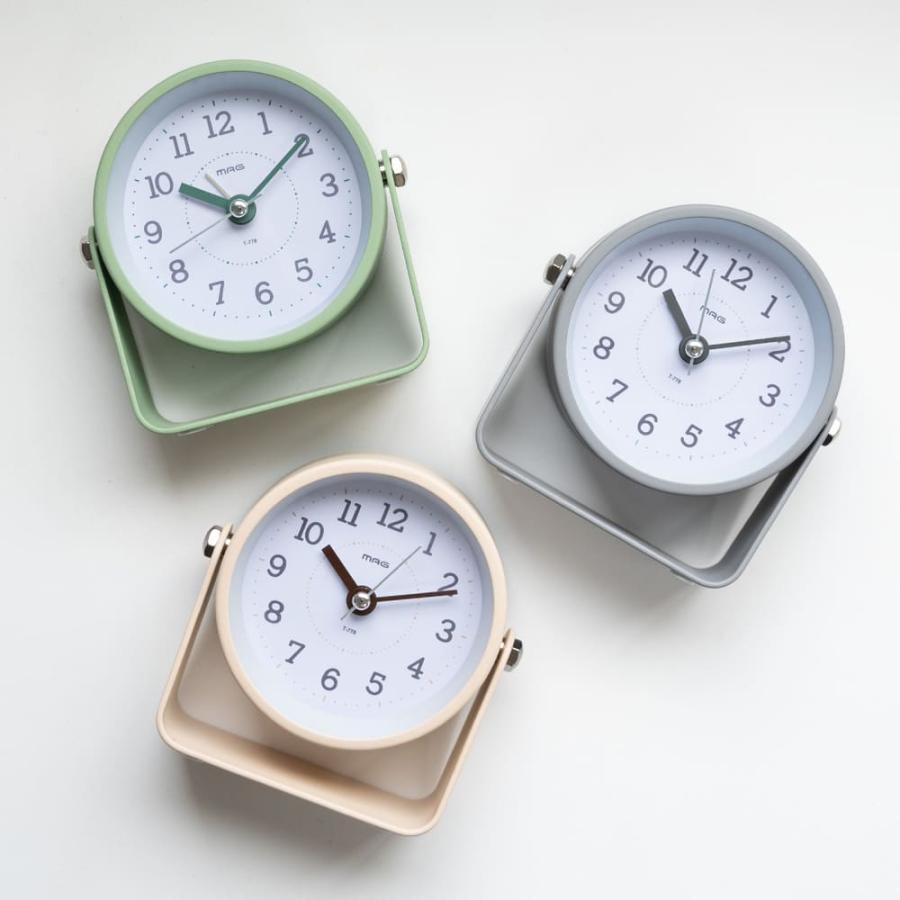 MAG（ノア精密） MAG 電子音目覚まし時計 モナカ 置き時計 目覚まし