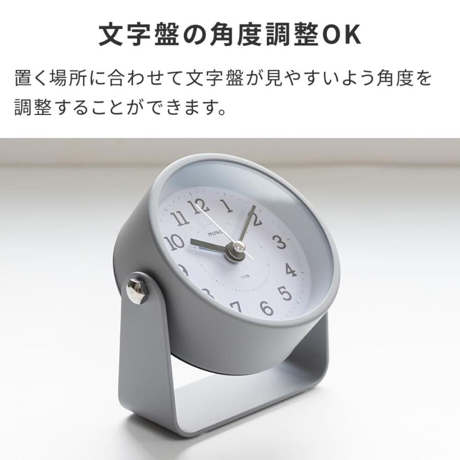 MAG（ノア精密） MAG 電子音目覚まし時計 モナカ 置き時計 目覚まし