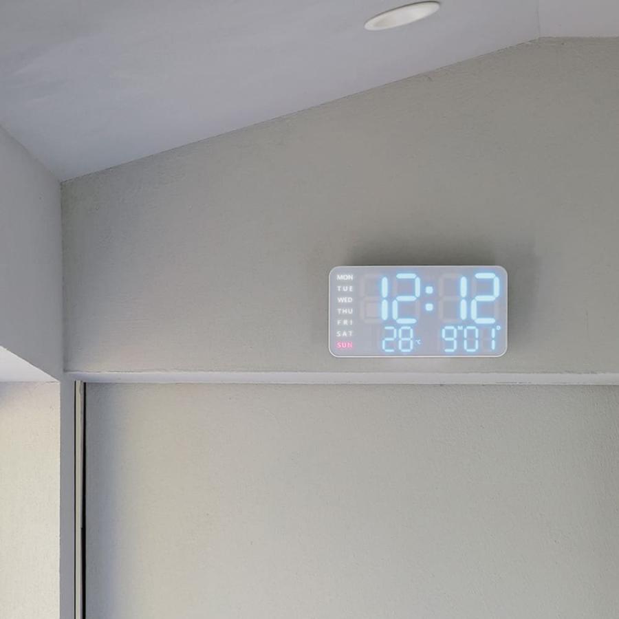 SLOWER（スロウワー） 置き時計 掛け時計 目覚まし時計 デジタル