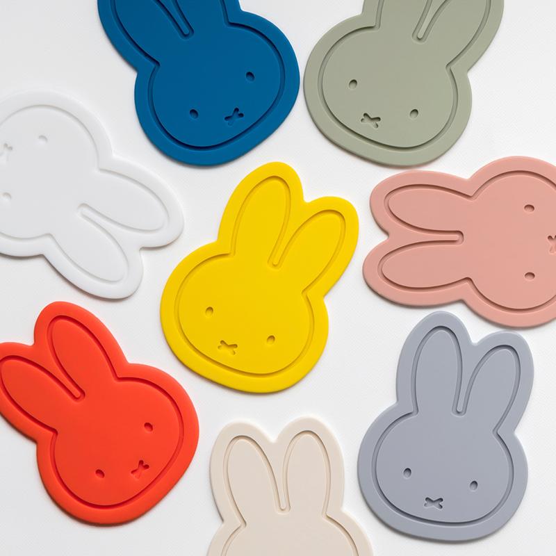 Miffy（ミッフィー） コースター 4枚入り シリコン おしゃれ グッズ 