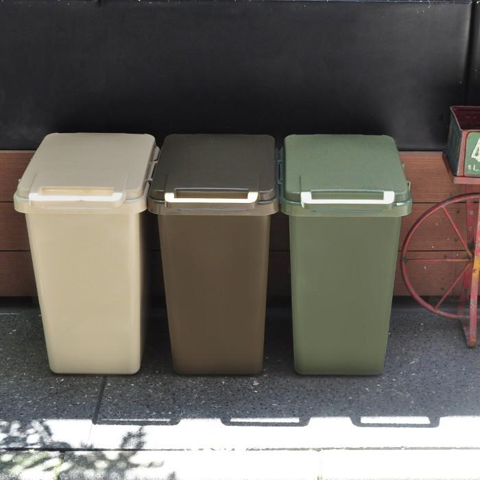ゴミ箱 45リットル おしゃれ 屋外 分別 2個セット 日本製 ごみ箱