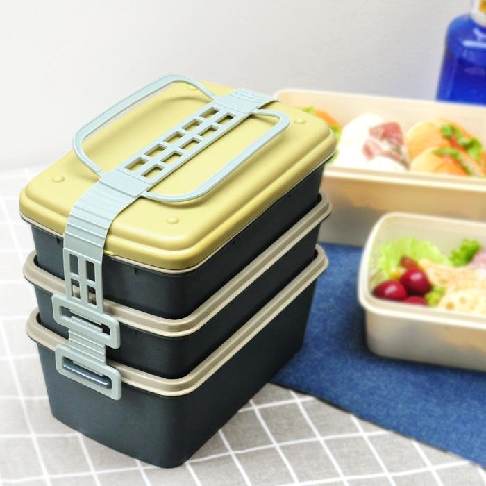 GENIAL 【セットなら5%OFF!】レジャーシート お弁当箱 3段 2点セット