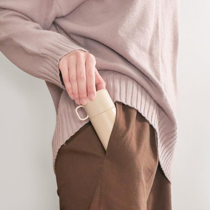 ミニ水筒 コップ付き 200ml 2個セット intime アンティム ボトル : あ