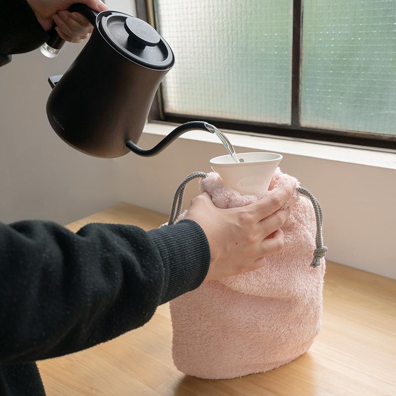 fashy ファシー 湯たんぽ お湯 ドイツ製 今治タオル カバー 日本製