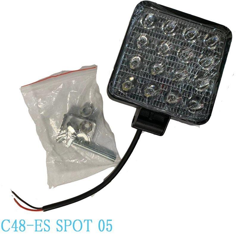作業灯 LED ワークライト 4個セット 48W 12v/24v兼用 防水防塵 夜釣り