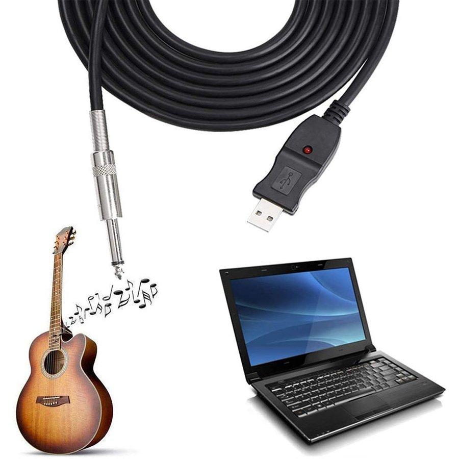 USB ギターケーブル USBリンクケーブル楽器 PC 録音 3M ベースケーブル USB 録音ケーブル アダプタ コンバータ 接続機器 3M 6.5 送料無料 :b10-35a:アナミストア 通販 SFケーブル、USB Aメスtoミニ5ピンb5メスアダプタ