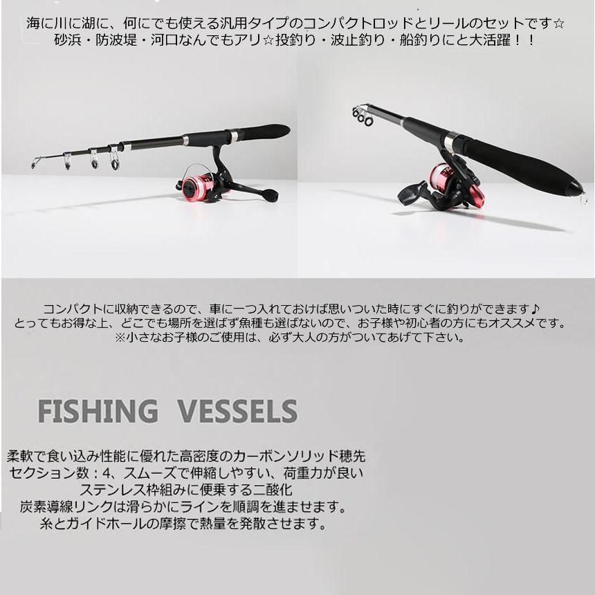 釣りセット 1.6m 2セット ルアーセット 釣竿セット 初心者 子供