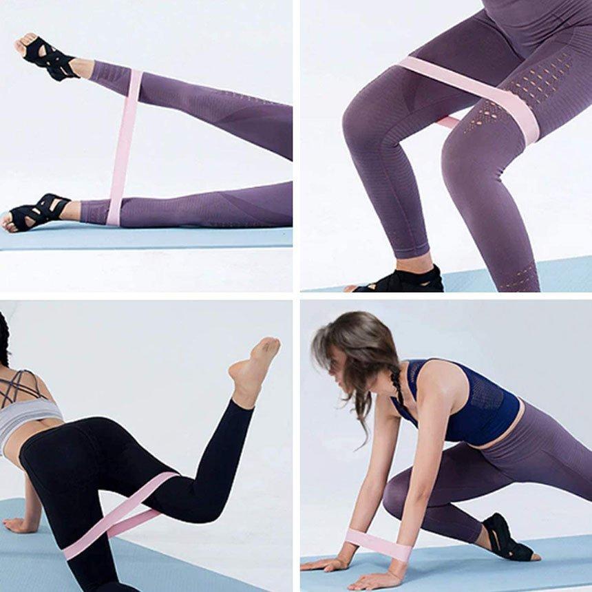 フィットネスバンド エクササイズバンド バンド トレーニング チューブ 爆買 エクササイズバンド 5本セット トレーニングチューブ