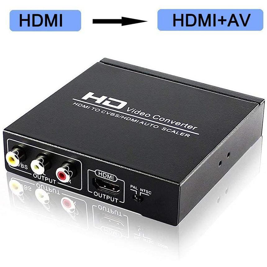 HDMI コンポジット変換 HDMI to AV 3RCA変換 HDMI to HDMI RCA  HDMI AV変換コンバーター 同時出力 hdmi 送料無料｜anami-store｜03