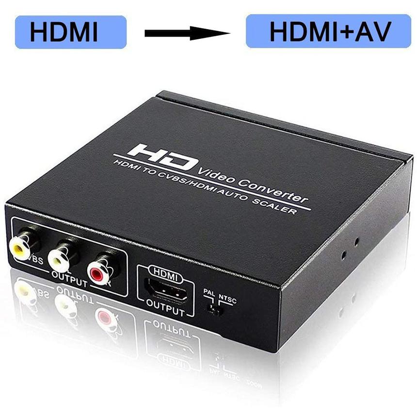 HDMI コンポジット変換 to AV 3RCA変換 RCA AV変換コンバーター 同時