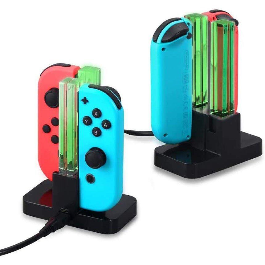 爆買 Joy-Con 充電 スタンド Nintendo Switch用 4台同時充電可能 急速