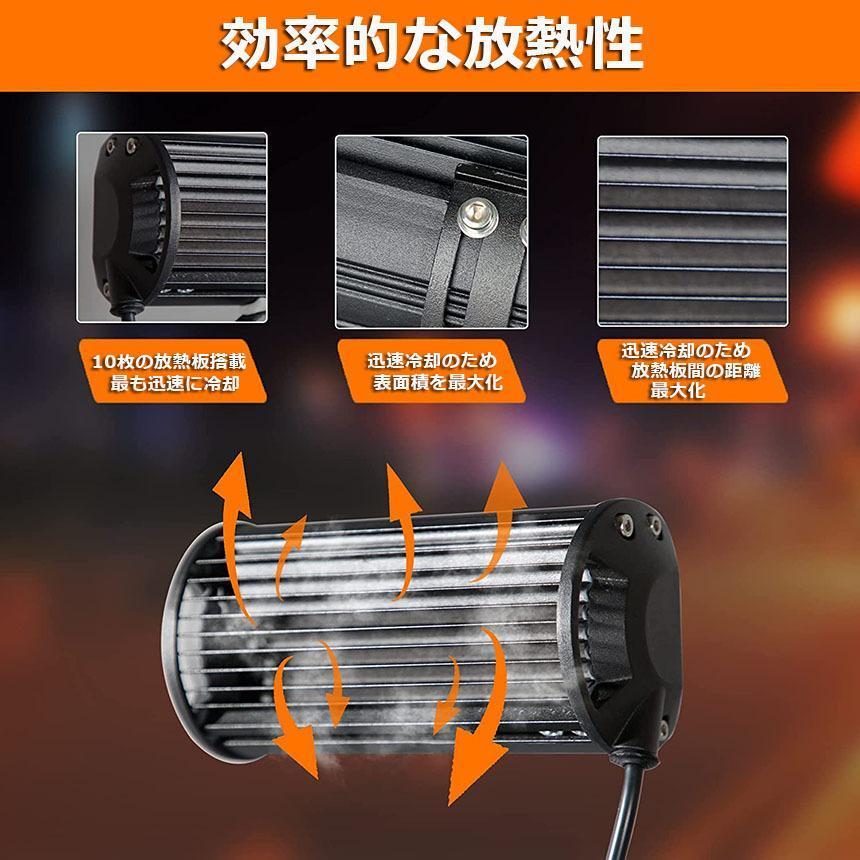 作業灯 LED 2個セット 120W ワークライト デッキライト LED投光器 120w