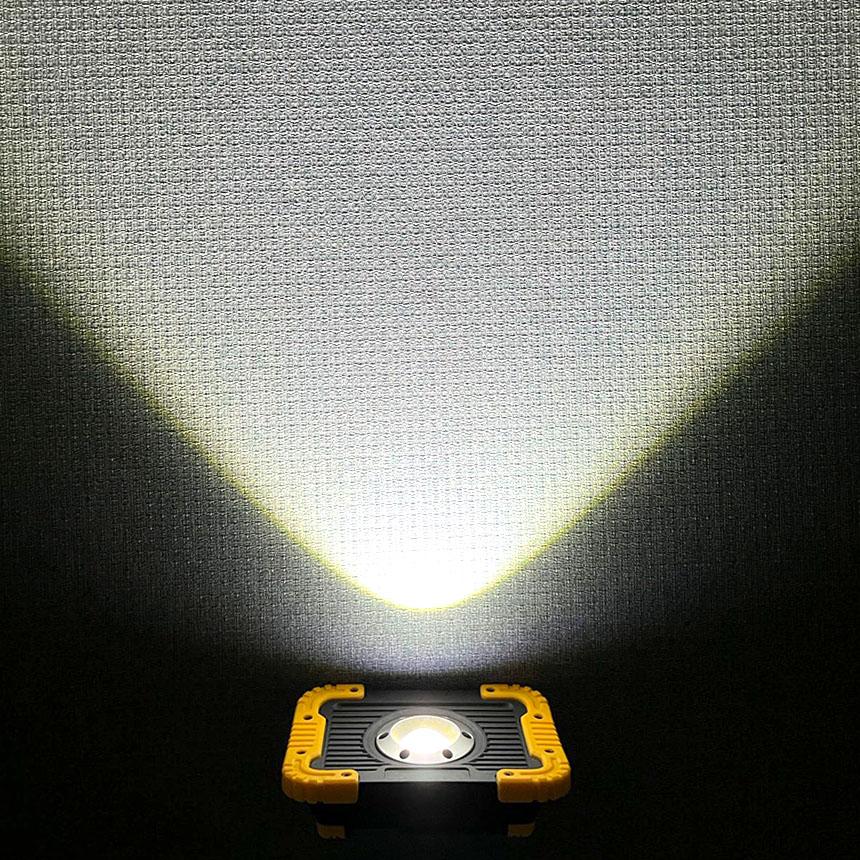 led投光器 作業灯 充電式 防水 2台セット LED 投光器 10W ポータブル 緊急照明 屋外照明 ワークライト usb充電式 自動車整備 アウトドア キャンプ 夜釣り｜anami-store｜09