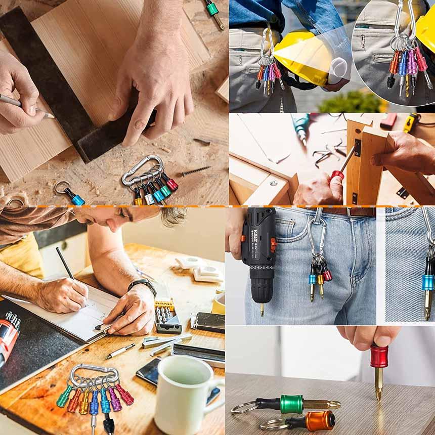 ハンドメイド ビットホルダー4Pオリジナルカラビナ 3pcs.ビットホルダー（オーバルカラビナ付） BTH-3 | ベストツール