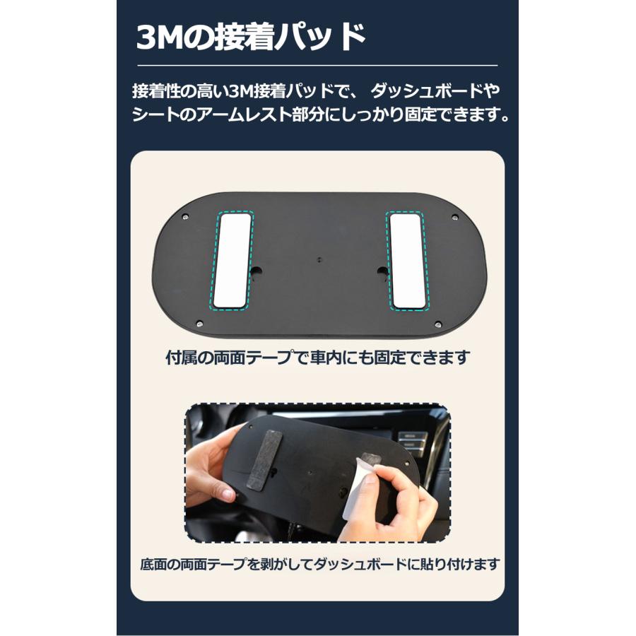 扇風機 車載扇風機 車用扇風機 車用 360度回転 5枚羽根 USB 12v/24v仕様 ダブルフ 熱対策 電動ファン 低騒音 風速風量調節可能 小型｜anami-store｜11