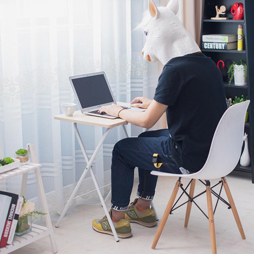 折りたたみ ミニテーブル サイドテーブル ミニデスク 2台セット