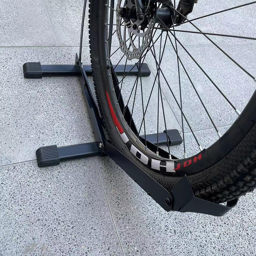自転車 スタンド サイクルスタンド 2個セット 前後輪両対応 転倒防止