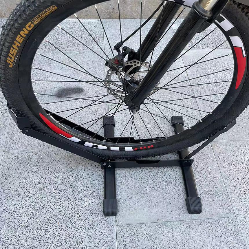 自転車 スタンド サイクルスタンド 2個セット 前後輪両対応 転倒防止 