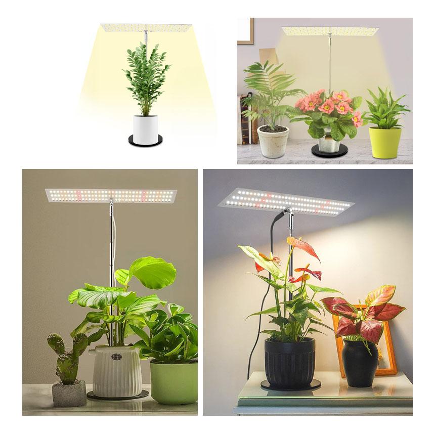 台座付き植物育成ライト 2個セット 3モード 10段階 調光 LED 植物