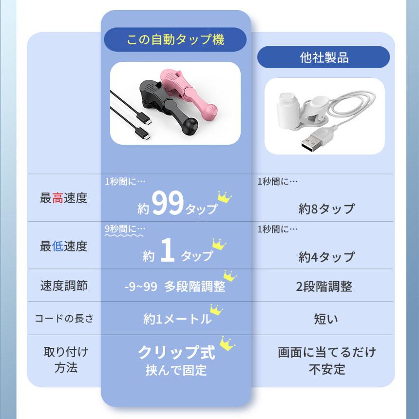 高速連打 自動タップ機 スマホ 3個セット 連打 自動 タップ 自動タップ