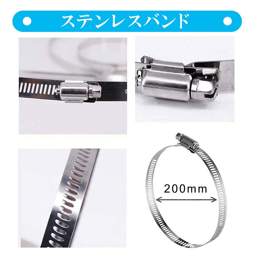 防犯カメラ ポール 取付金具 2個セット 角型 ブラケット ステンレス