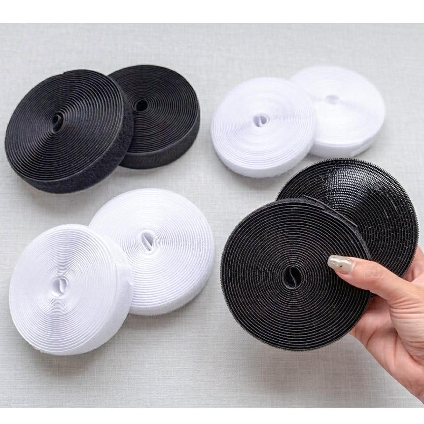 2個セット 面ファスナー 5m マジック テープ 幅 20mm 25mm 2cm 2.5cm