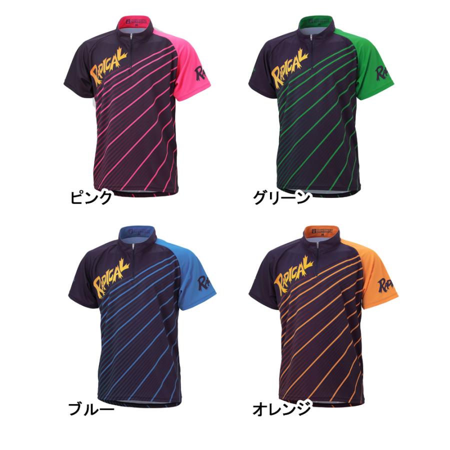 ✨新品✨ボウリングウェア　ラディカル　RADICAL　【M】　ブルー　ゴールド B+/ボウリングウェア ラディカルウェア : ボウリングショップ anan