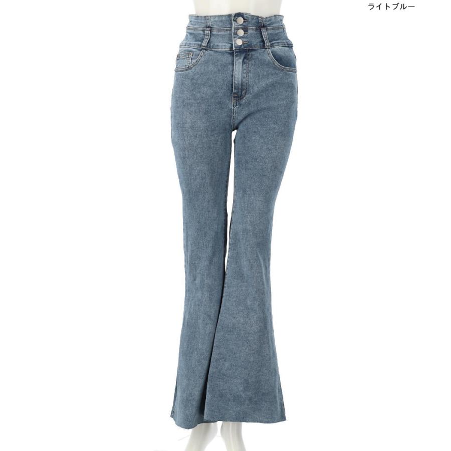 ハイウエストストレッチフレアパンツ フレアパンツ ブーツカット フレア デニム パンツ ベルボトム ジーンズ ジーパン ハイウエスト レディース Anap 通販 Paypayモール