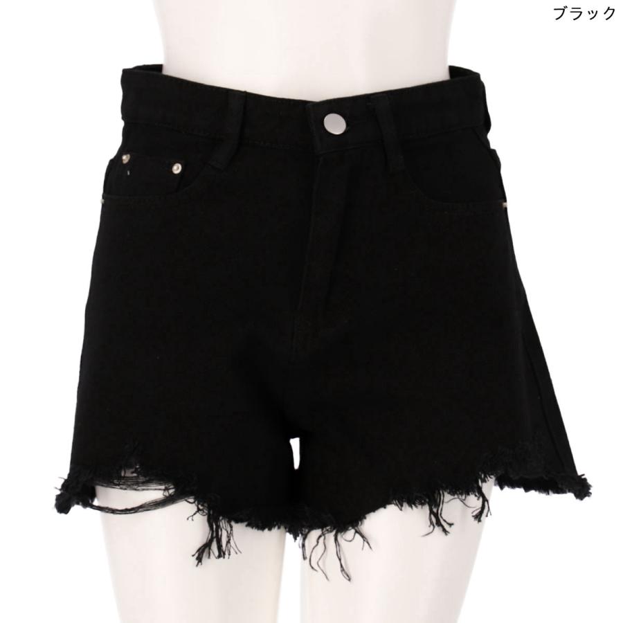 ダメージブラックショートパンツ Anap アナップ ボトムス Anap 通販 Paypayモール