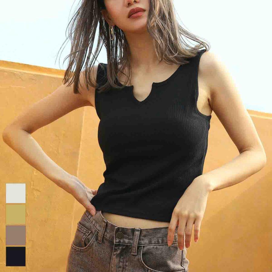 パッド入りリブタンクトップ Anap アナップ トップス 92 Off