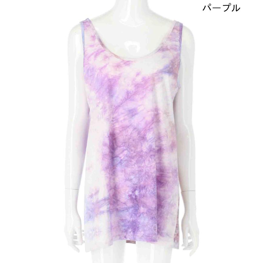 タイダイタンクチュニックアナップ Anap レディース トップス 紫 肌 パー Anap 通販 Paypayモール