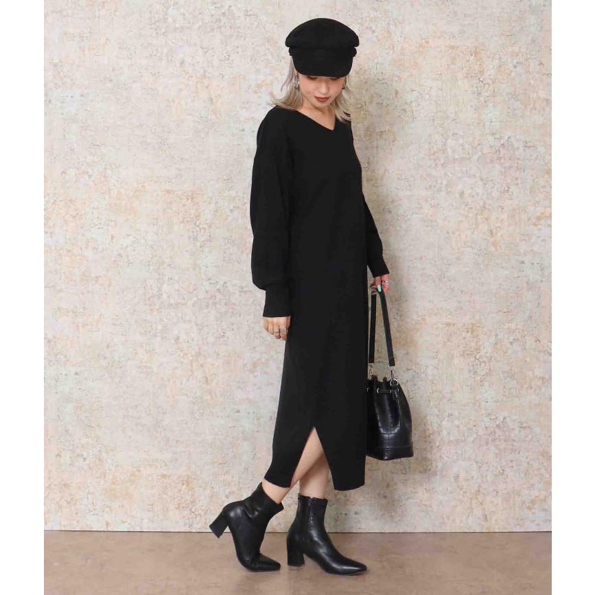 ウールタッチvネックワンピース Anap アナップ ワンピース Anap 通販 Yahoo ショッピング