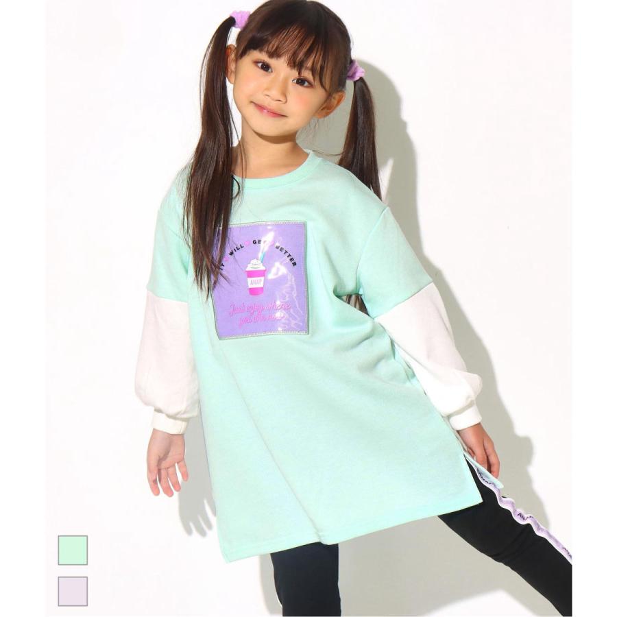 クリアワッペン裏毛ワンピース Anap Kids アナップキッズ ワンピース Anap 通販 Paypayモール