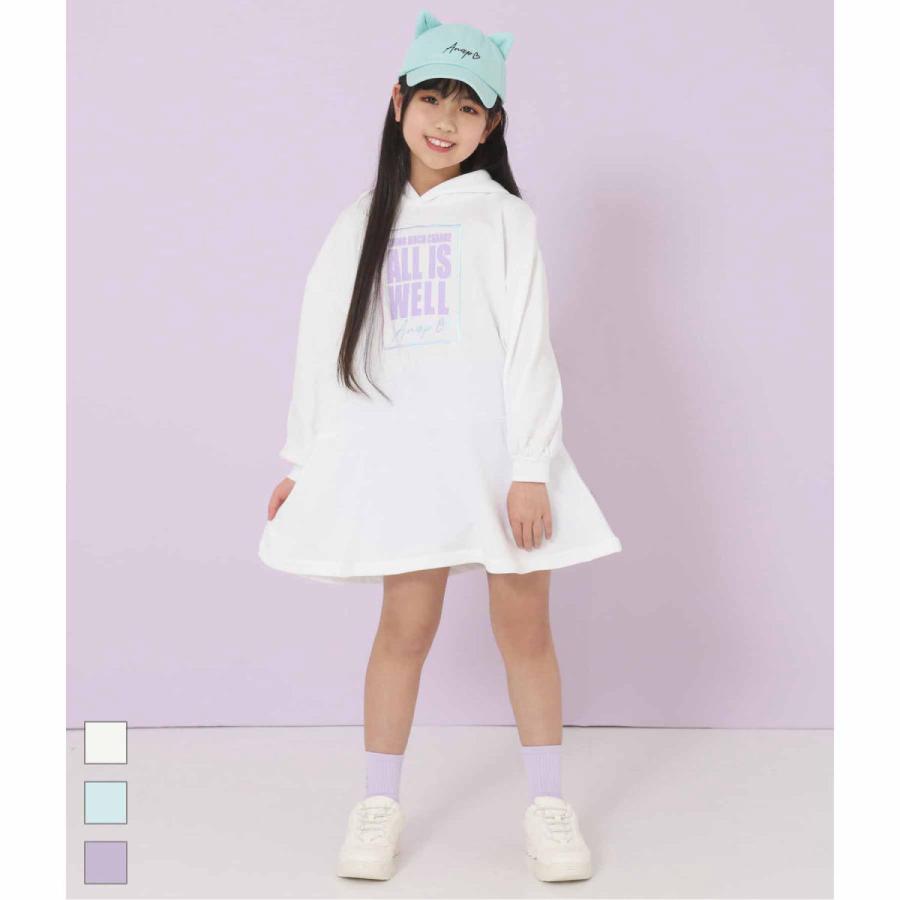 Anap Kids アナップキッズ ミニ裏毛フレアワンピース キッズ 秋冬 ワンピース ミニワンピ オフホワイト サックスブルー ラベンダー 110 Anap 通販 Yahoo ショッピング