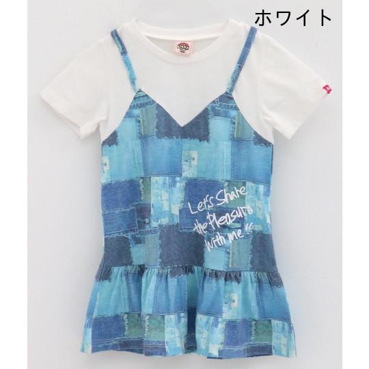デニム転写ドッキングワンピースアナップキッズ Anap Kids キッズ ワンピー Anap 通販 Paypayモール