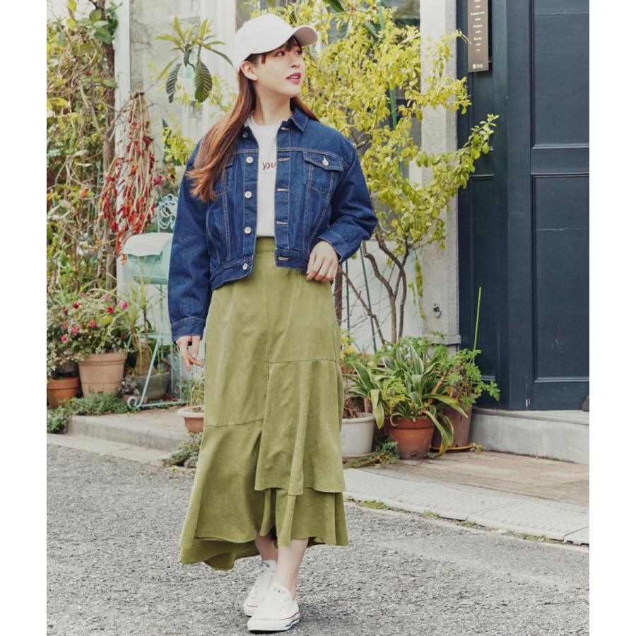 CHILLE チル ワイドデニムジャケット レディース 春夏 アウター ジャケット/ブルゾン インディゴ/ブルー onesize|ANAP|04