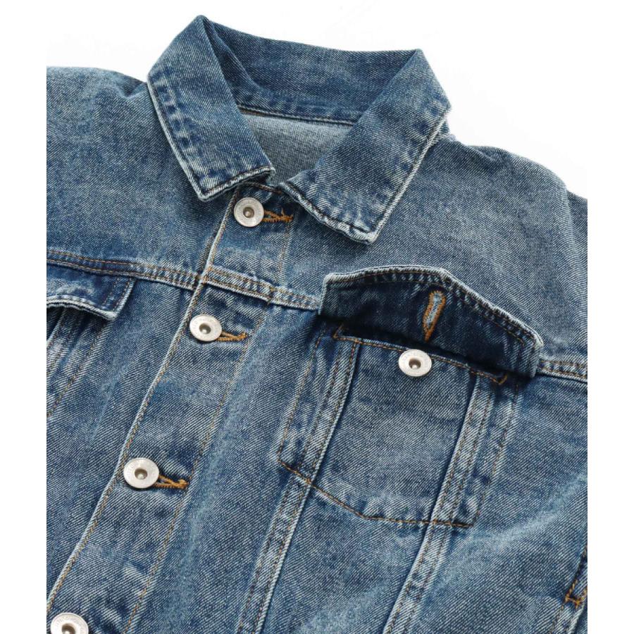 CHILLE チル ワイドデニムジャケット レディース 春夏 アウター ジャケット/ブルゾン インディゴ/ブルー onesize|ANAP|08