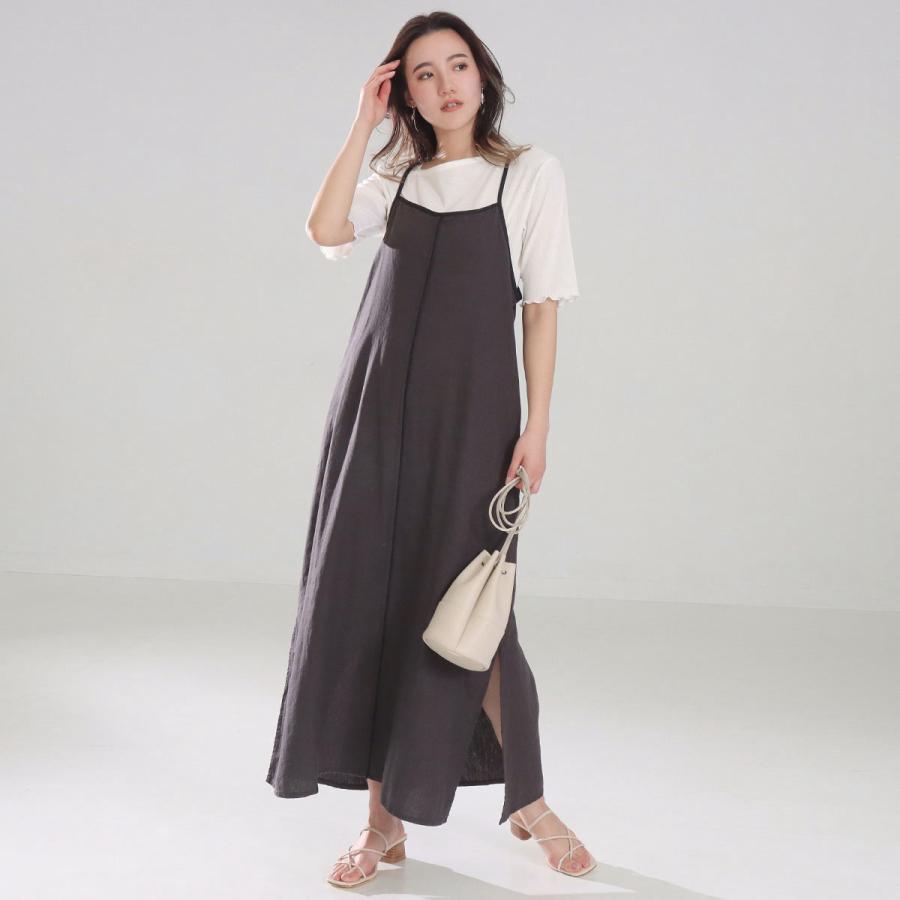 フレンチリネンキャミソールワンピース Alluge アルージュ ワンピース ドレス Anap 通販 Paypayモール