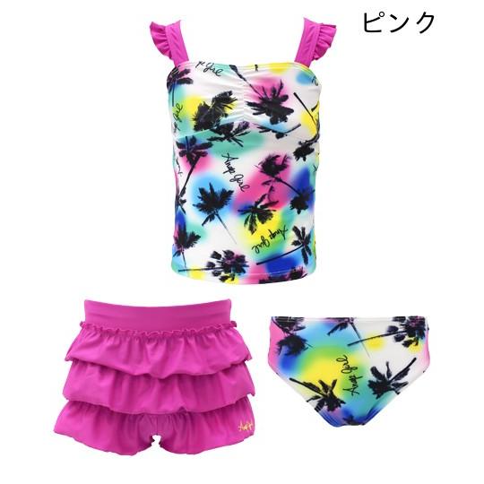 ヤシの木柄3点set水着 アナップガール Anap Girl ガール その他 キッズ女の子 ティーン 桃 黒 ピンク ブラック 夏物 春夏 Anap 通販 Paypayモール