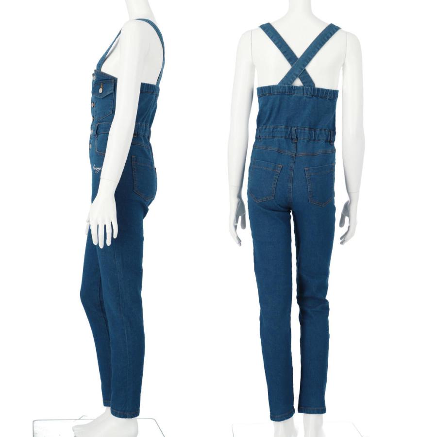 スキニーデザインサロペット Anap Girl アナップガール ワンピース 新品入荷 Girl