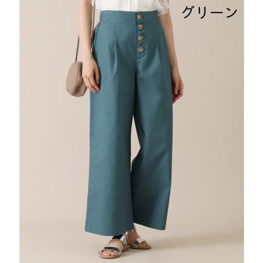 ボタンフライハイウエストパンツ ワイドパンツ ハイウエスト ガウチョ ガウチョパンツ ロングパンツ タックパンツ バギーパンツ ワイド パンツ Anap 通販 Paypayモール